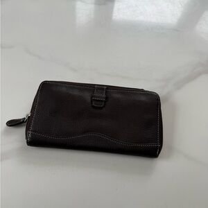 Tignanello Dark Brown Leather Men's Wallet